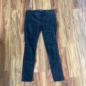 Hollister size 3S black skinny jeans